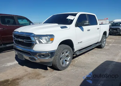 2019 Ram 1500 Big Horn/Lone Star 4X4 5'7 Box z USA, uszkodzony, nr VIN 1C6SRFFT1KN854138